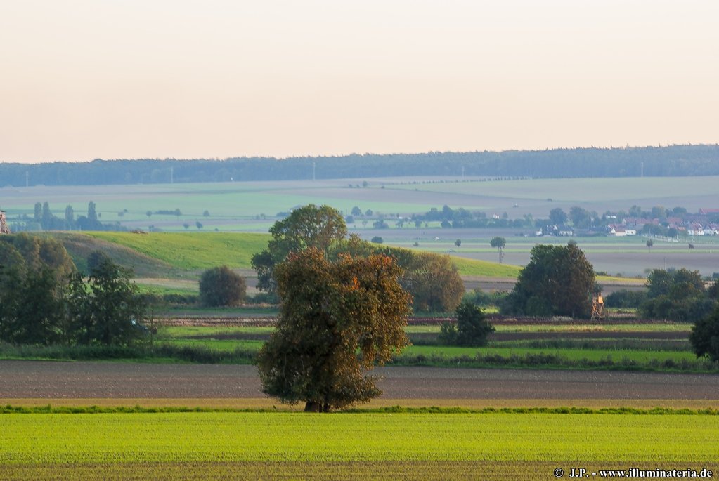 sunset in autumn